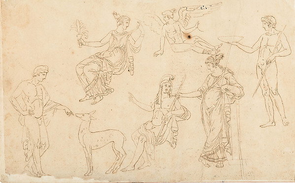 Paris and Helen (Anonymous Tracing after d ’Hancarville)